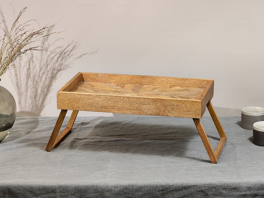 Pawi Mango Wood Breakfast Tray