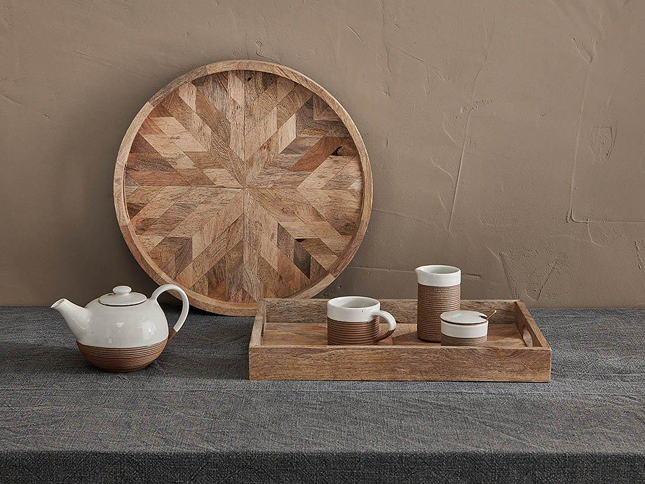 Pawi Mango Wood Tray Rectangle