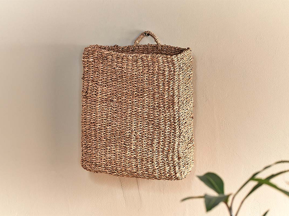Putlar Seagrass Wall Hung Basket