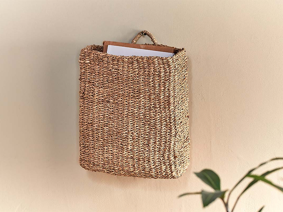 Putlar Seagrass Wall Hung Basket