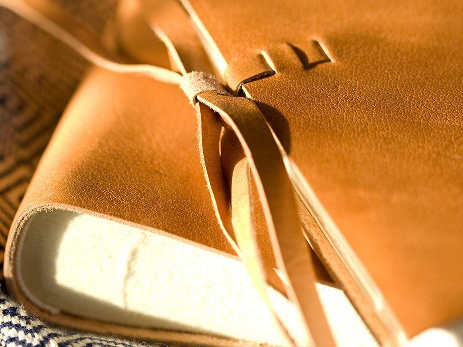 Rustic Leather Photo Album