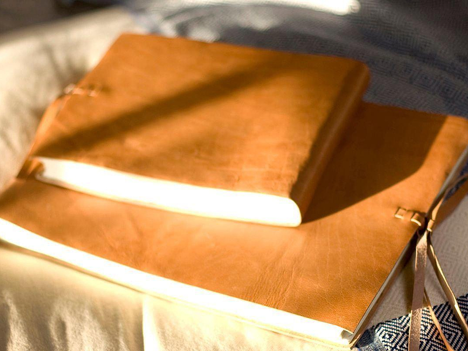 Rustic Leather Photo Album