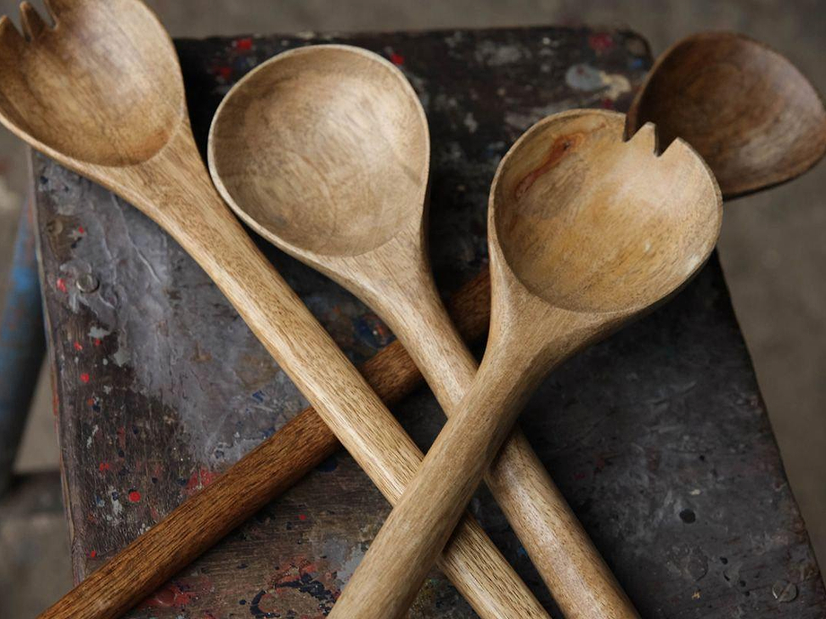 Salad Servers - Mango Wood (Set of 2)