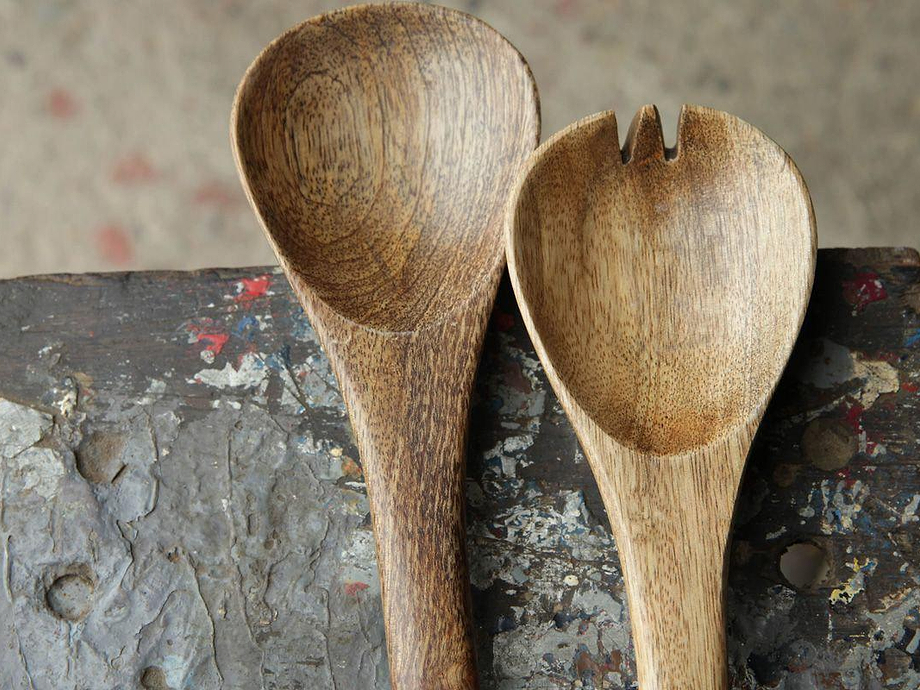 Salad Servers - Mango Wood (Set of 2)
