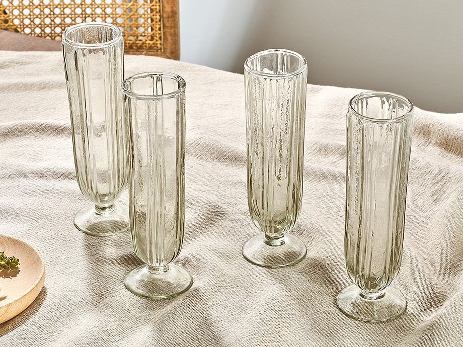 Sigiri Champagne Glass - Clear - (Set of 4)
