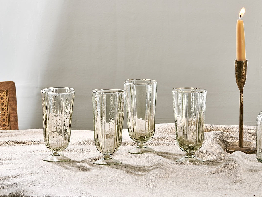 Sigiri Tall Wine Glass - Clear - (Set of 4)