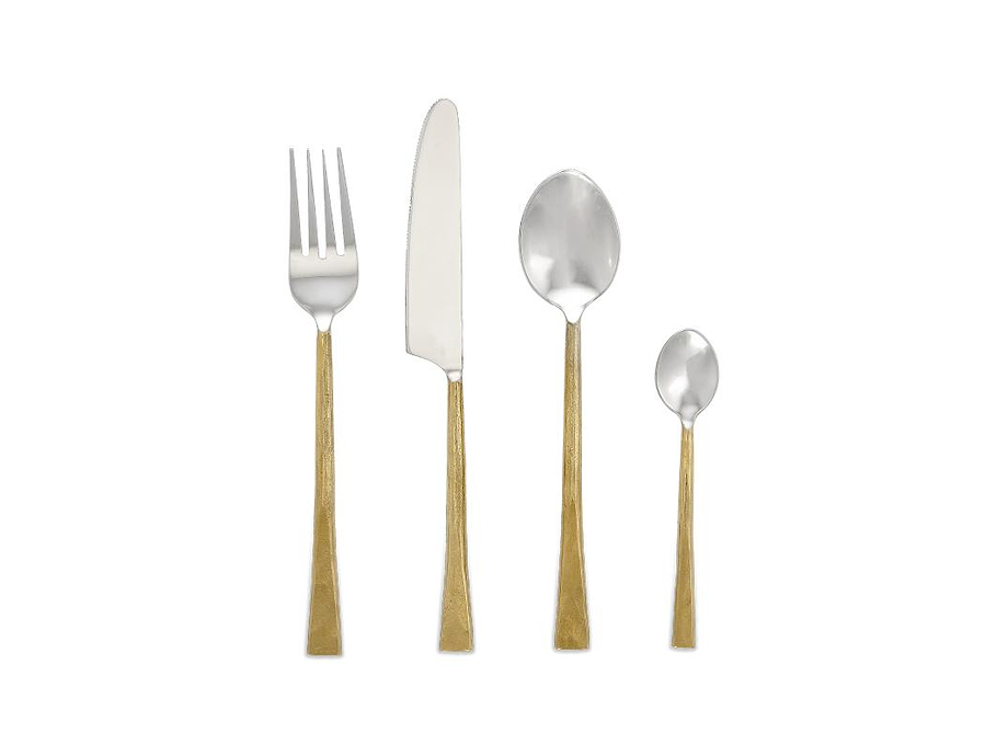 Usa Cutlery Set - Brushed Gold (Set of 16)