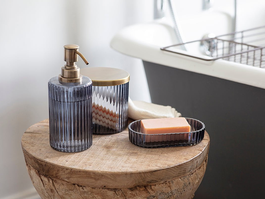 Valeska Recycled Glass Storage Pot
