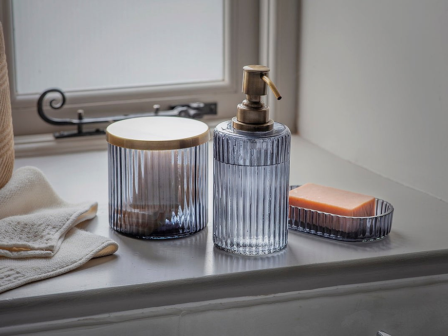 Valeska Recycled Glass Storage Pot