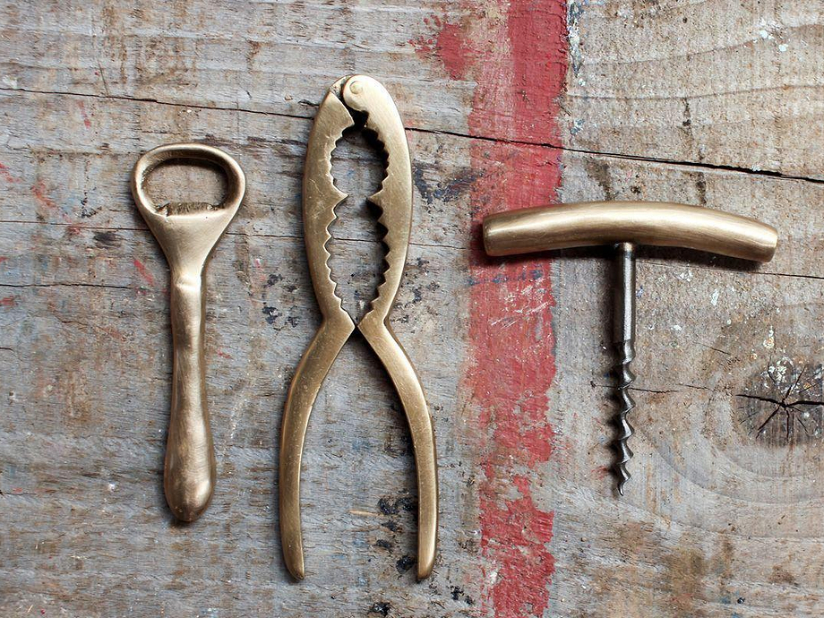 Vintage Gold Bottle Opener