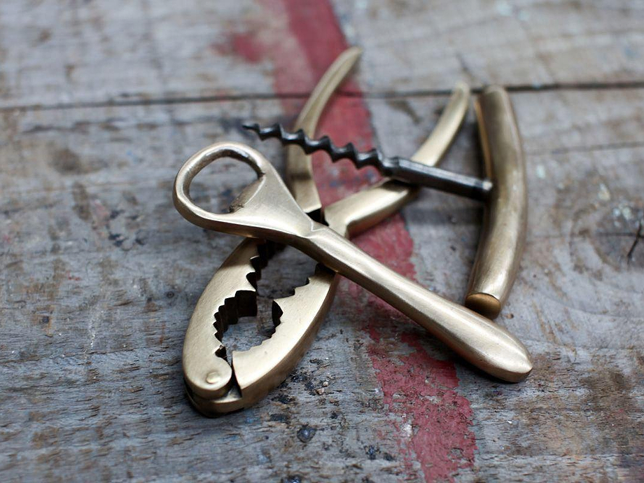 Vintage Gold Bottle Opener