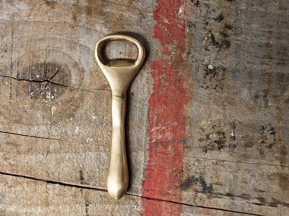 Vintage Gold Bottle Opener