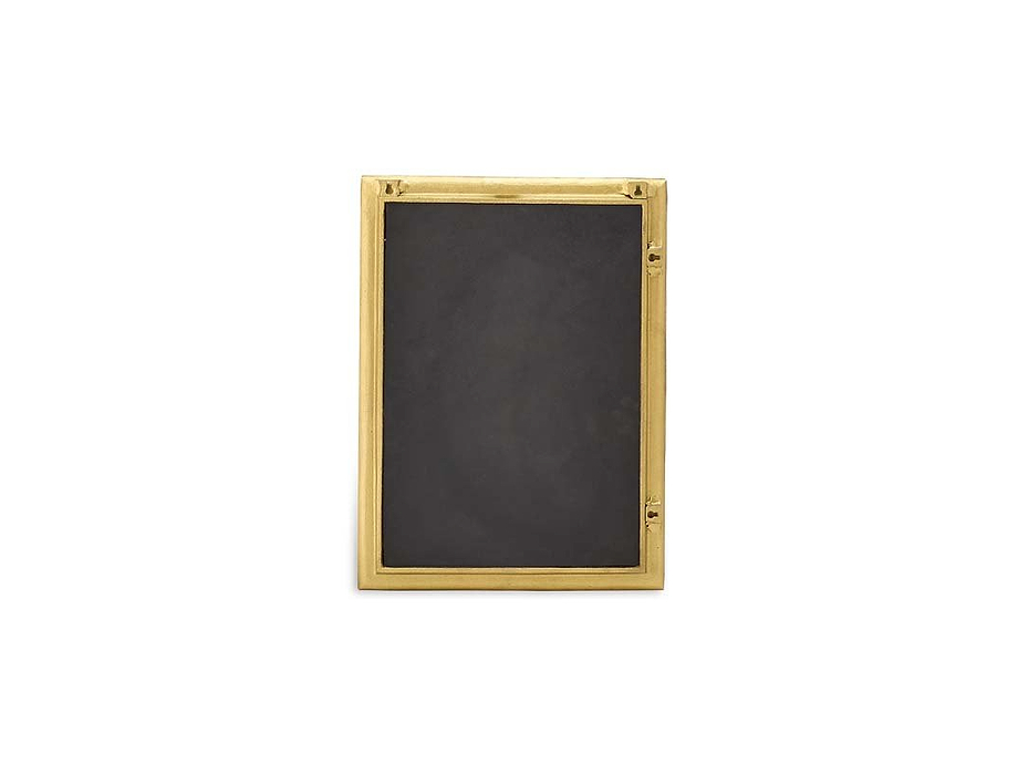 Yadur Rectangular Mirror - Antique Brass - Small