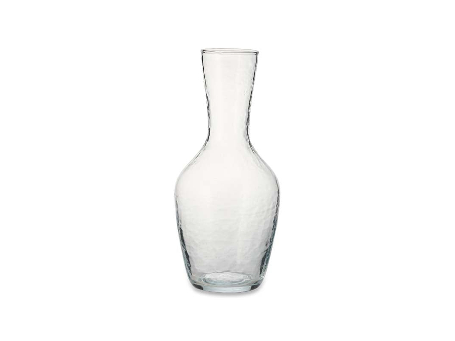 Yala Hammered Jug - Clear Glass