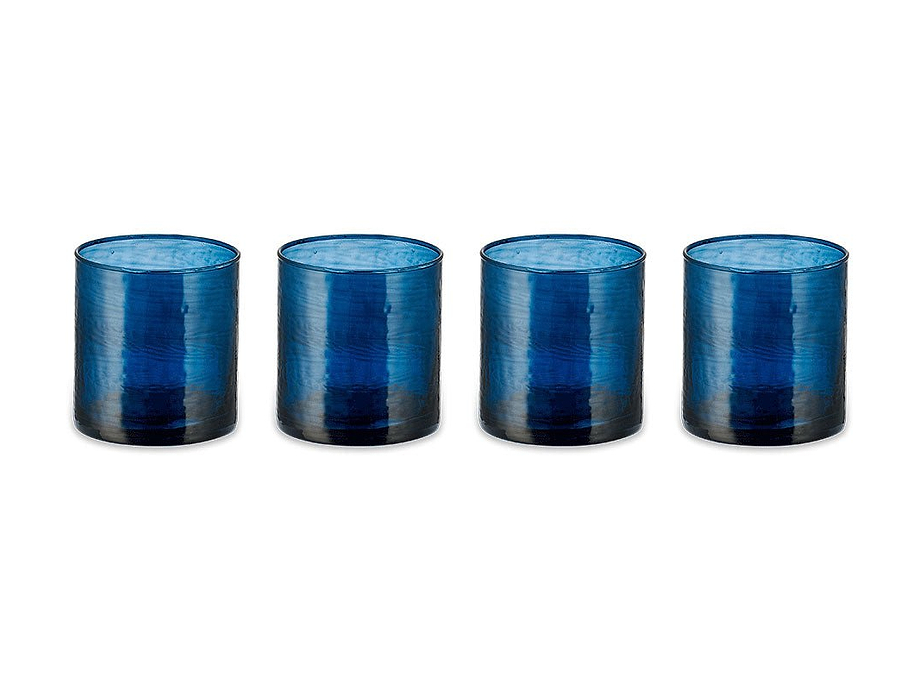Yala Hammered Tumbler - Indigo (Set of 4)