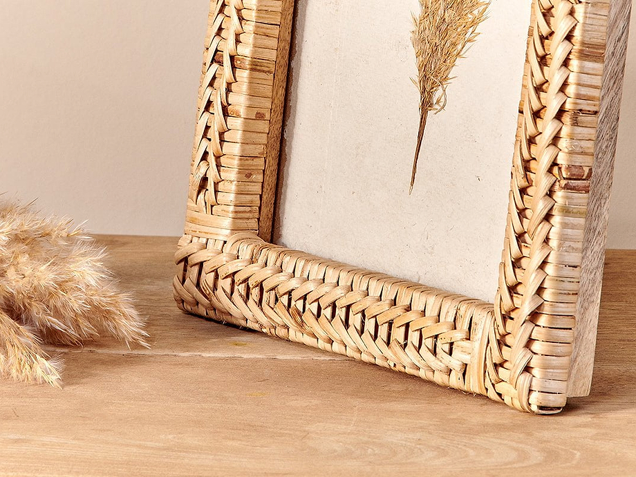 Yanis Rattan Photo Frame