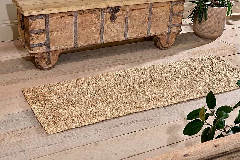 Nkuku Rugs Braided Hemp Floor Runner