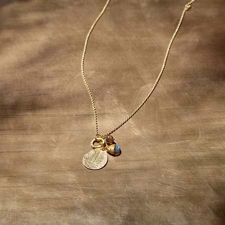 Nkuku JEWELLERY & ACCESSORIES Idalia Labradorite Necklace