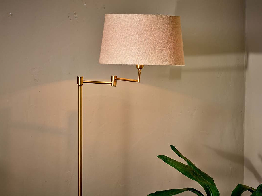 Kara Floor Lamp - Brass