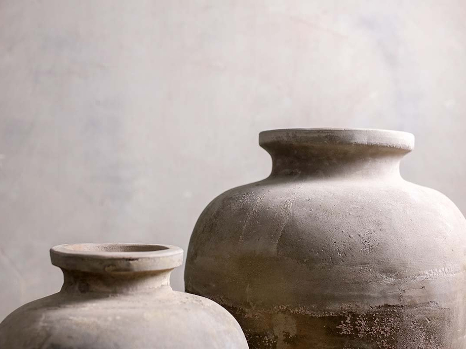 Affiti Clay Tapered Pot - Large