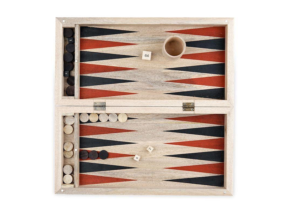 Mango Wood Backgammon