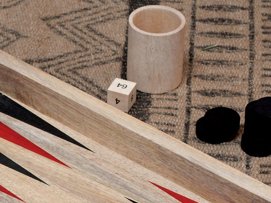 Mango Wood Backgammon