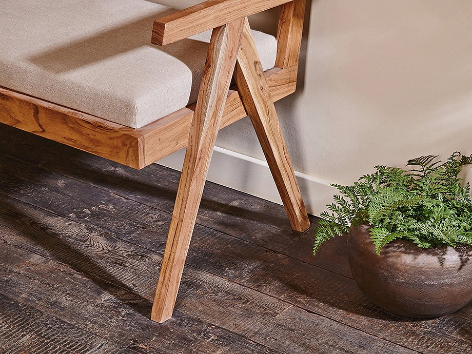 Nalrina acacia and cane sofa