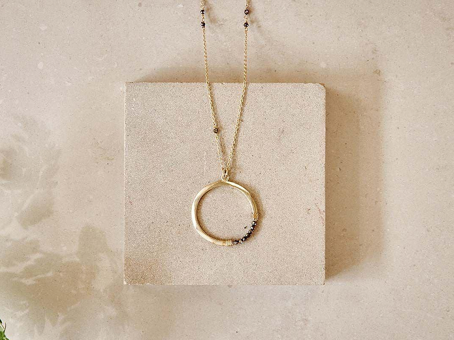 Obini Pyrite Necklace