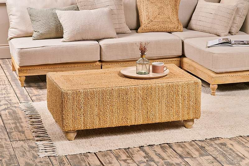 nkuku TABLES Ondal Braided Hemp Coffee Table