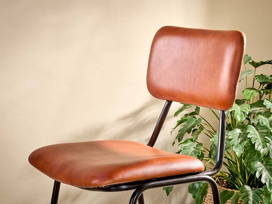 Sotta Leather Bar Chair