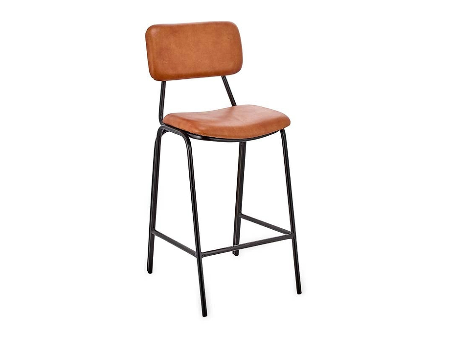 Sotta Leather Bar Chair
