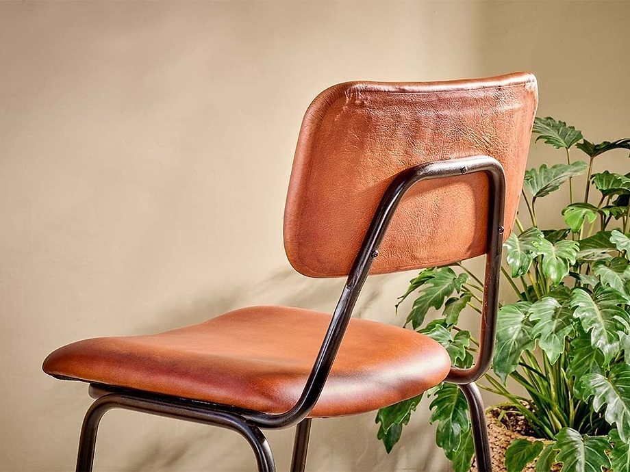 Sotta Leather Bar Chair