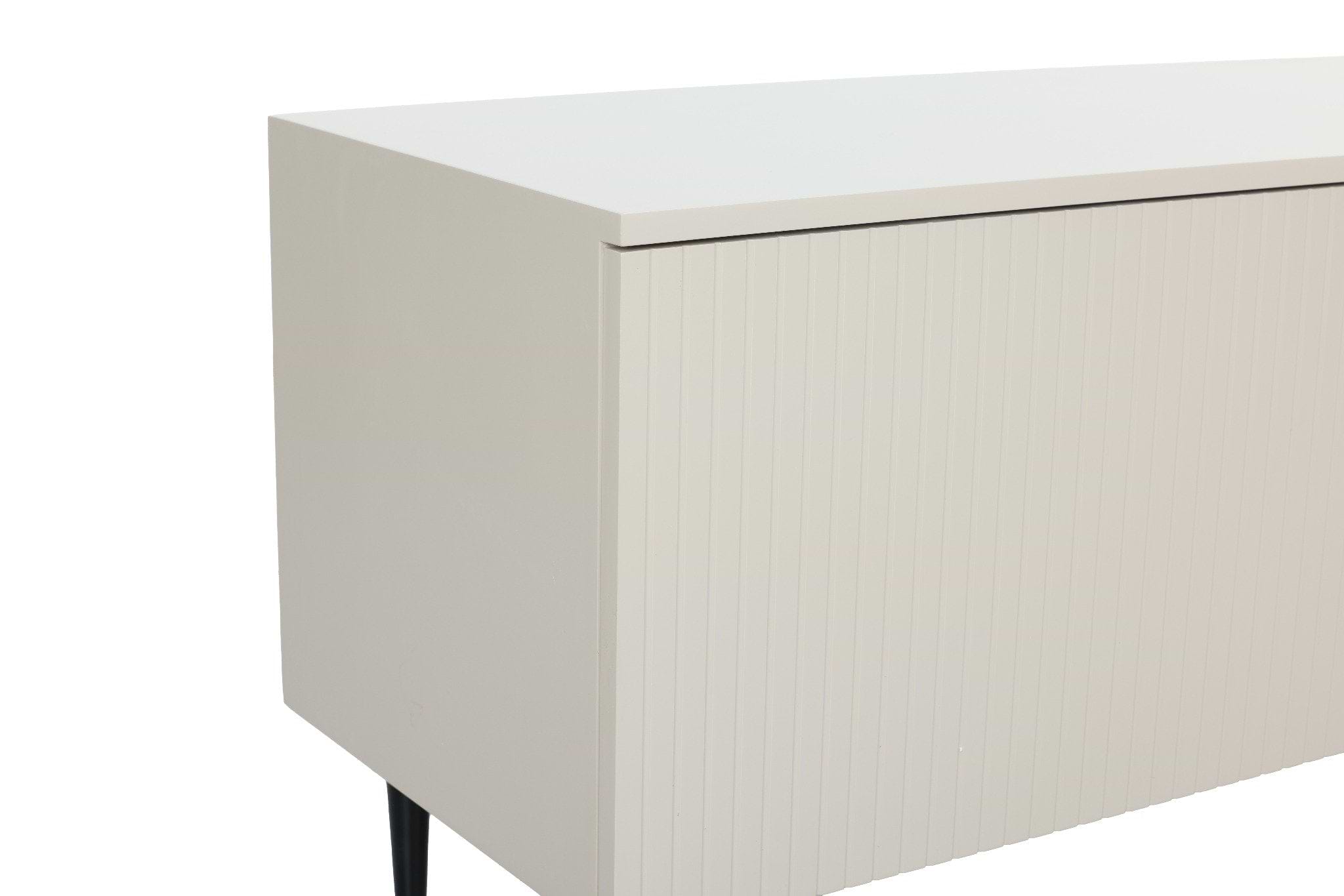 מזנון טלוויזיה פסים בצבע סהרה אורך 200 ס"מ דגם שגיא