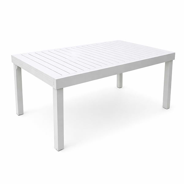 שולחן אלומיניום לגינה ולמרפסת100% אלומיניום 100X135/270 ס