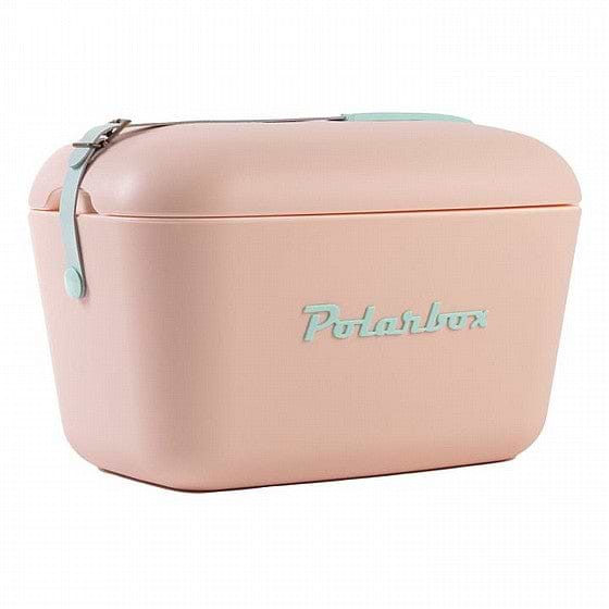 צידנית צבעונית Polarbox בסטייל ורוד בכיתוב טורקיז ורצועה טורקיז - 20 ליטר POP