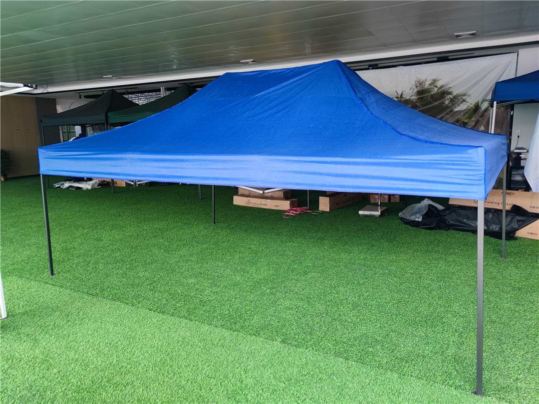 גזיבו מתקפל 4.5*3 פרופילים מחוזקים מקצועי בצבע כחול בתוספת תיק נשיאה