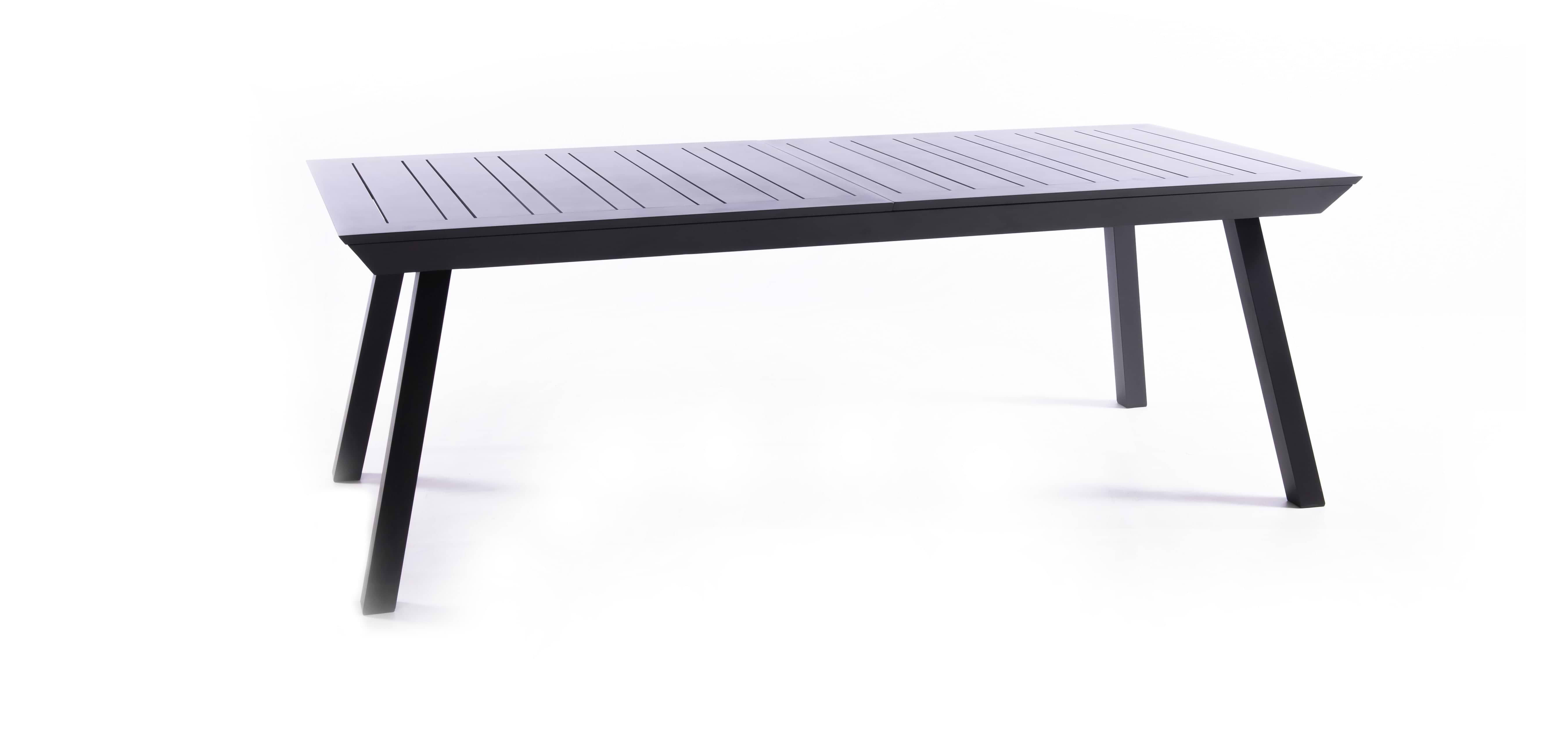 פינת אוכל לגינה אלומיניום 2.16X1.00/2.97 מטר + 4 כיסאות