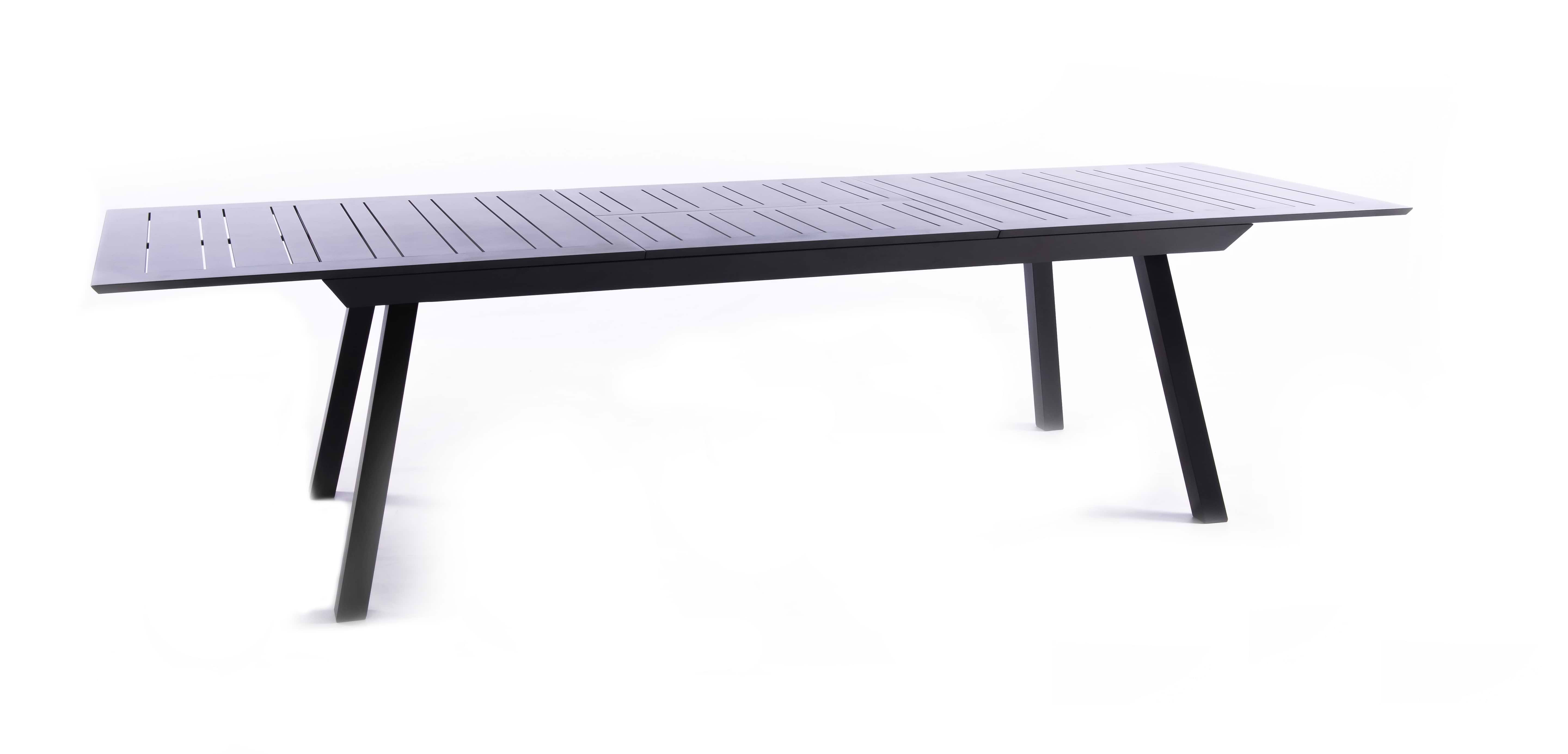 פינת אוכל לגינה אלומיניום 2.16X1.00/2.97 מטר + 4 כיסאות