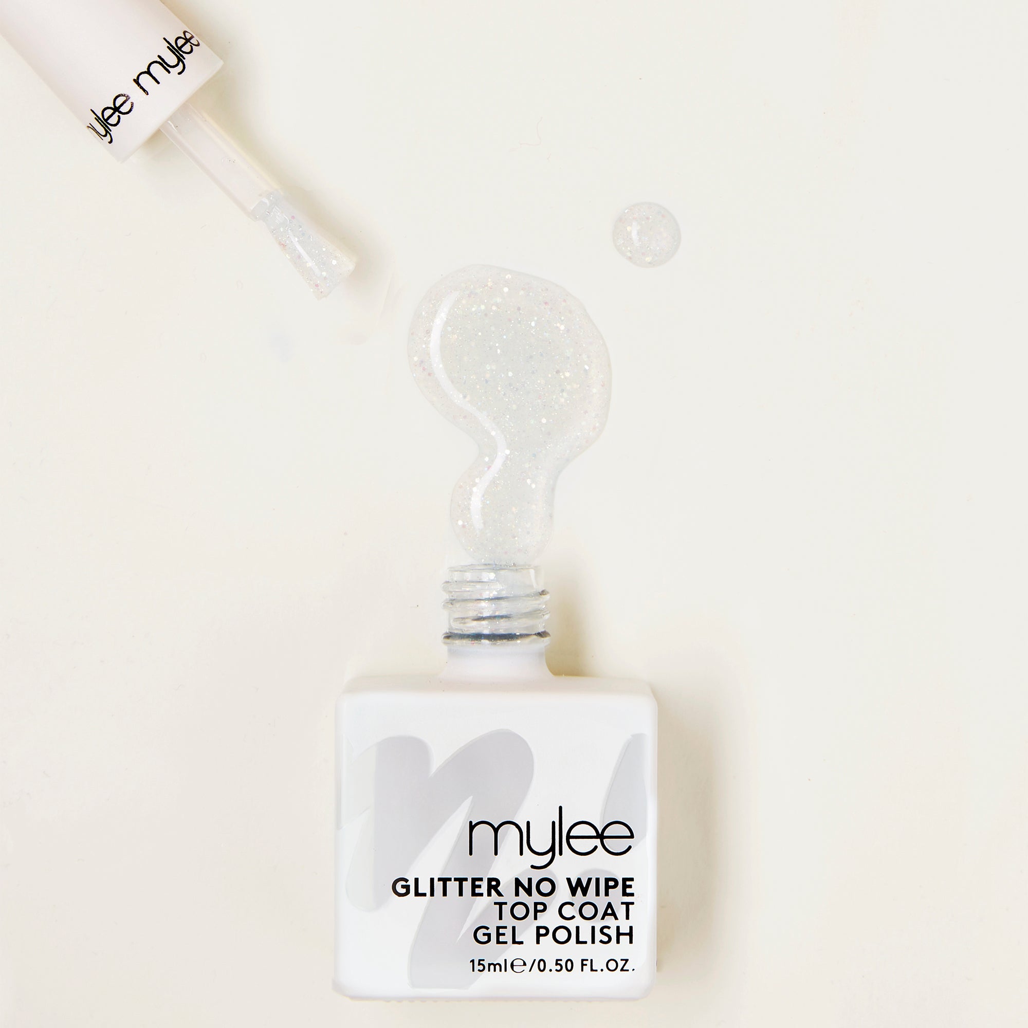 Mylee Glitter No Wipe Top Coat 15ml