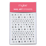 Mylee Silver Star Nail Art Stickers