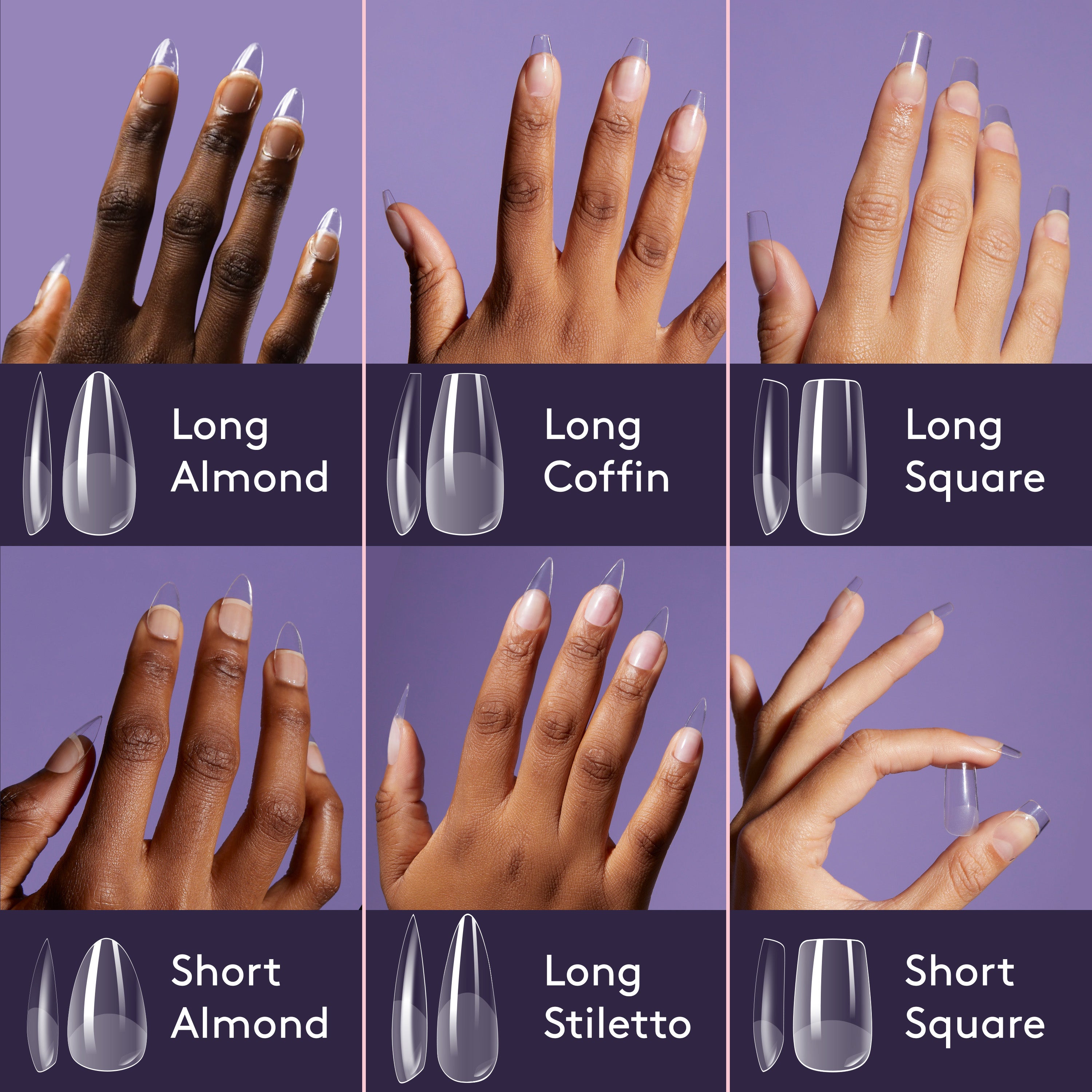 Mylee Fix N Flash Tips Long Square