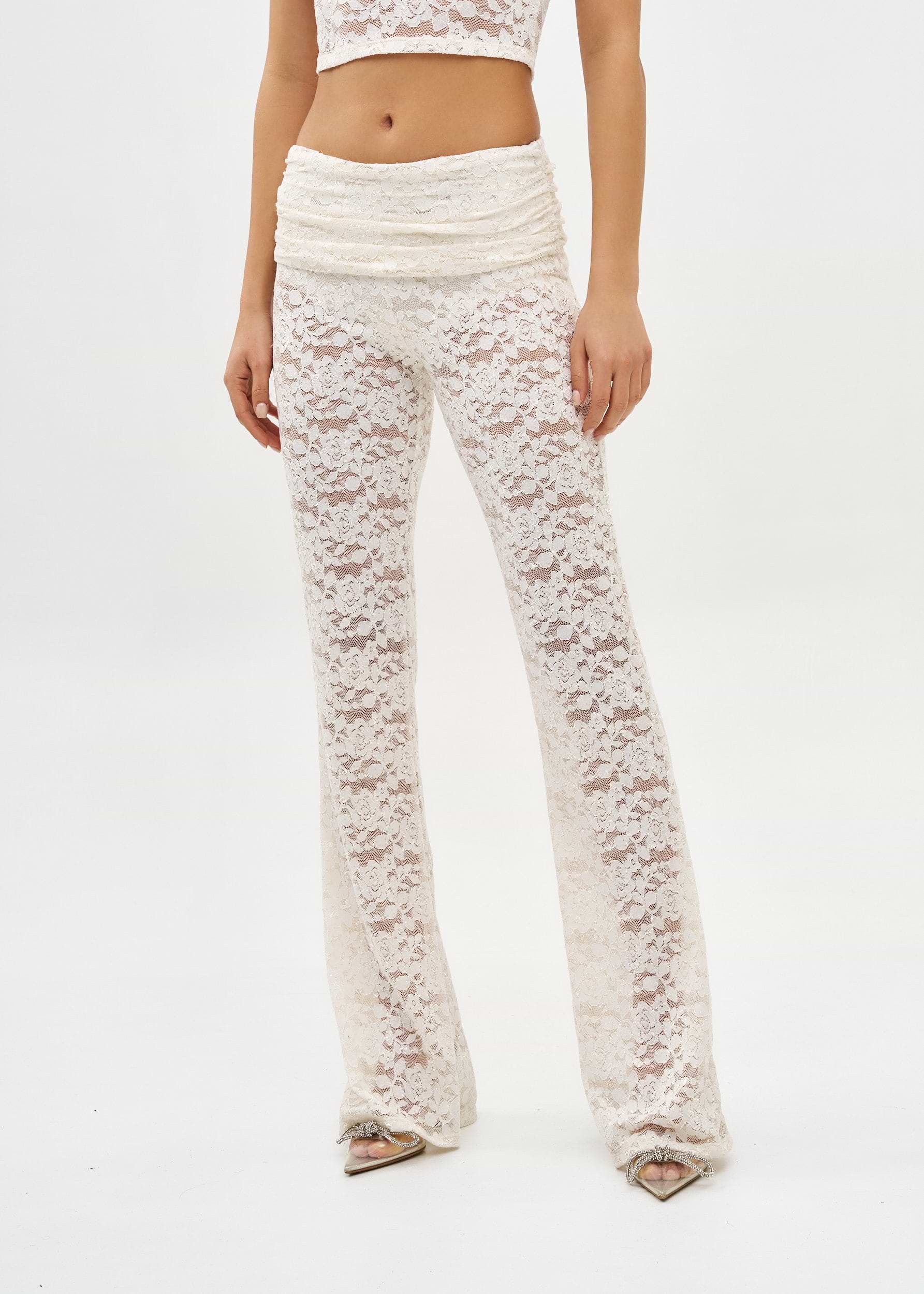 NANA CREAM LACE - PANTS – Bananhot LLC