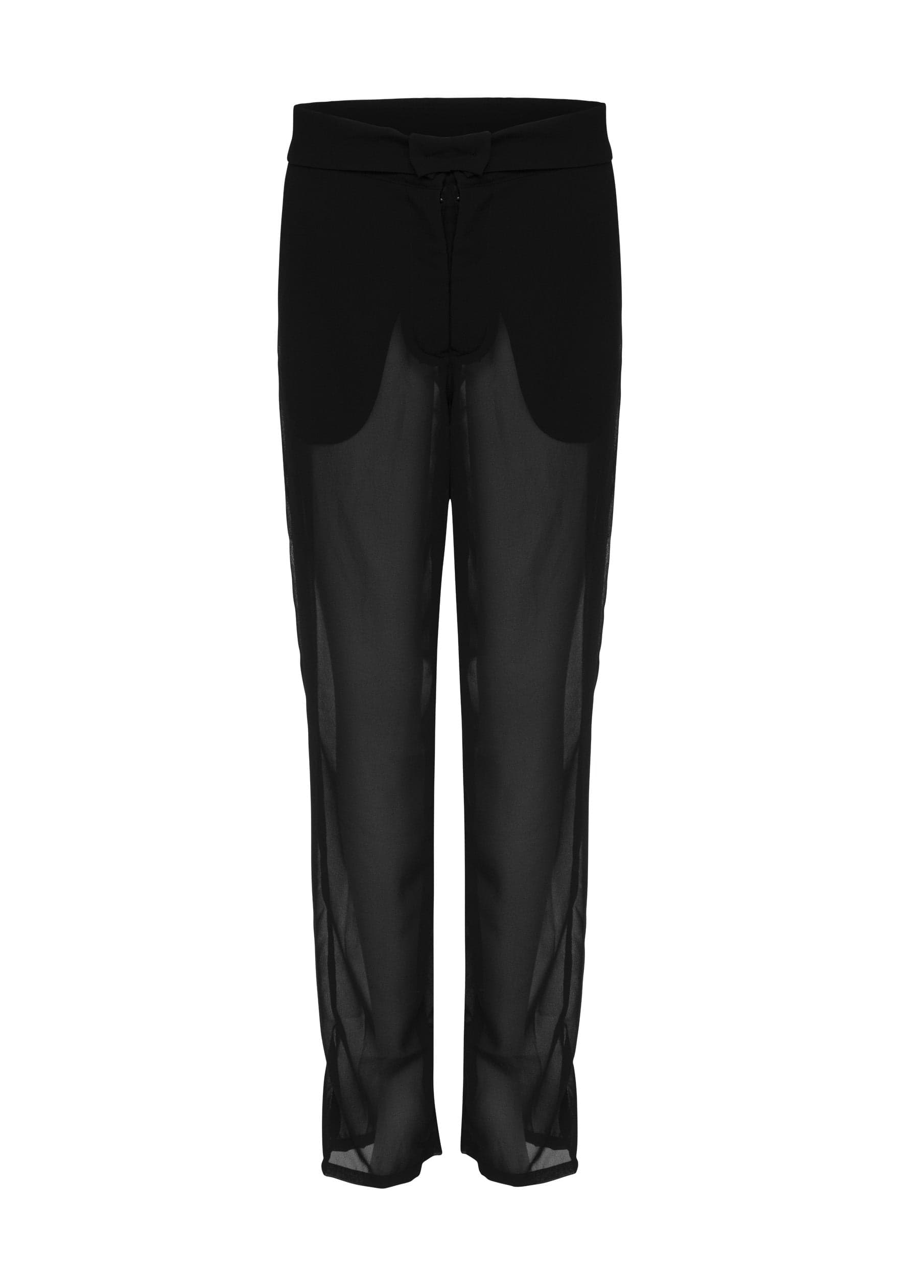 【BAON】[unisex] Moninki Banding Nylon Wide Pants MUSINSA | LIEU HOMME Curved wide banding pants_Charcoal