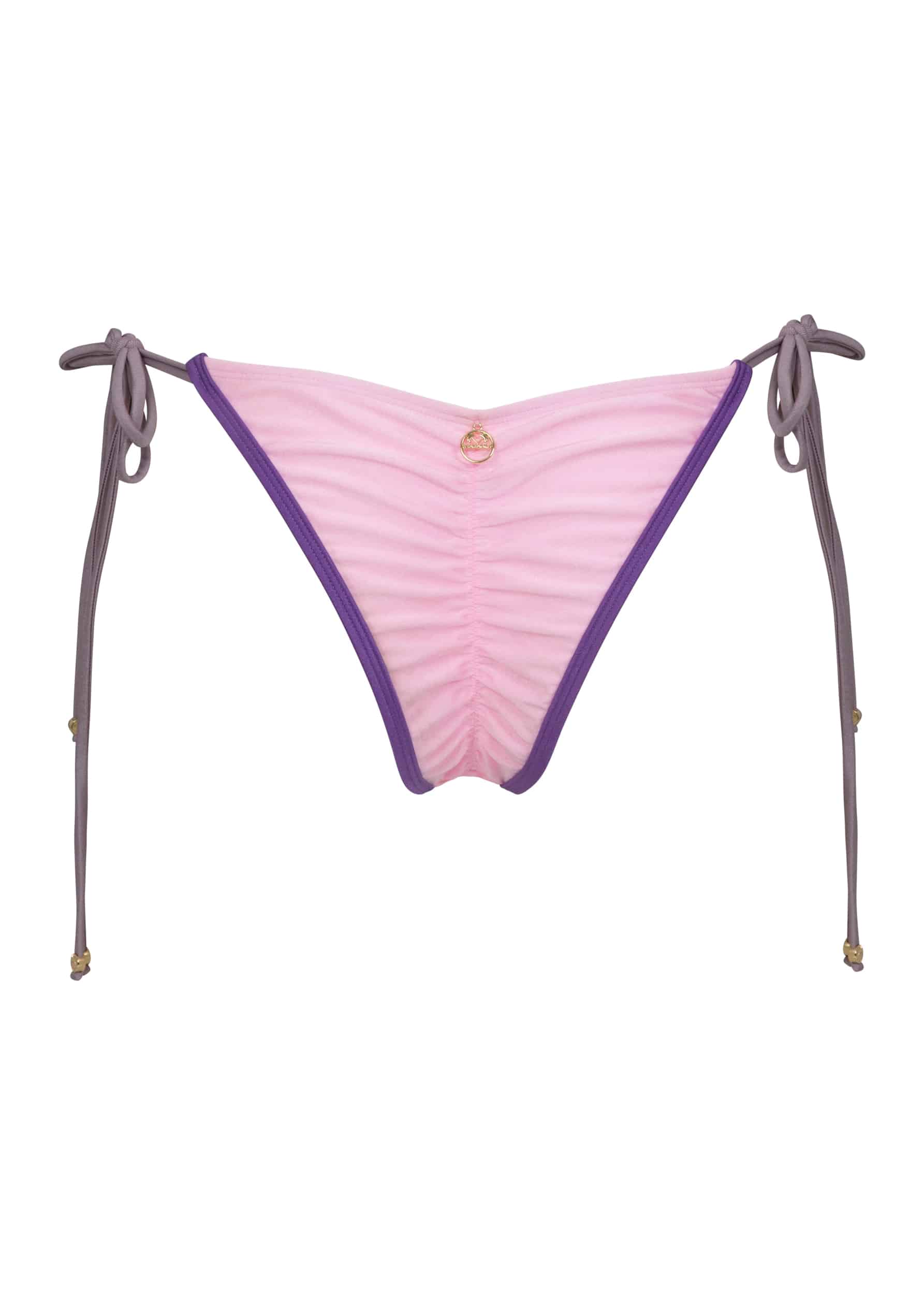 【threetimes】25HS★(S,M,L) Baby Shower Bikini Bottom Hessimy Women String Tie Side Bikini Bottoms Full Coverage