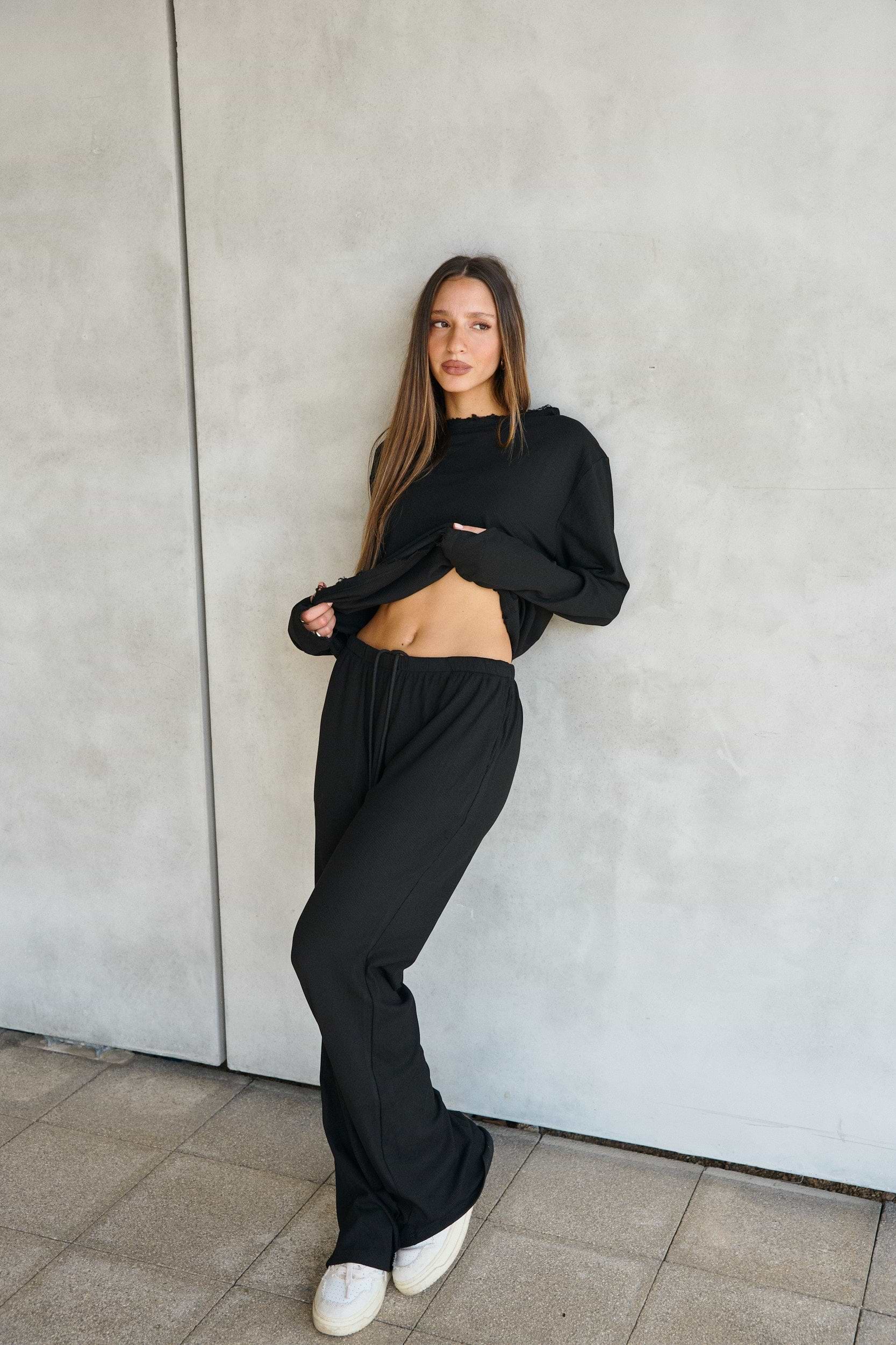 בגדי ספורט לנשים ADDISON BLACK - PANTS