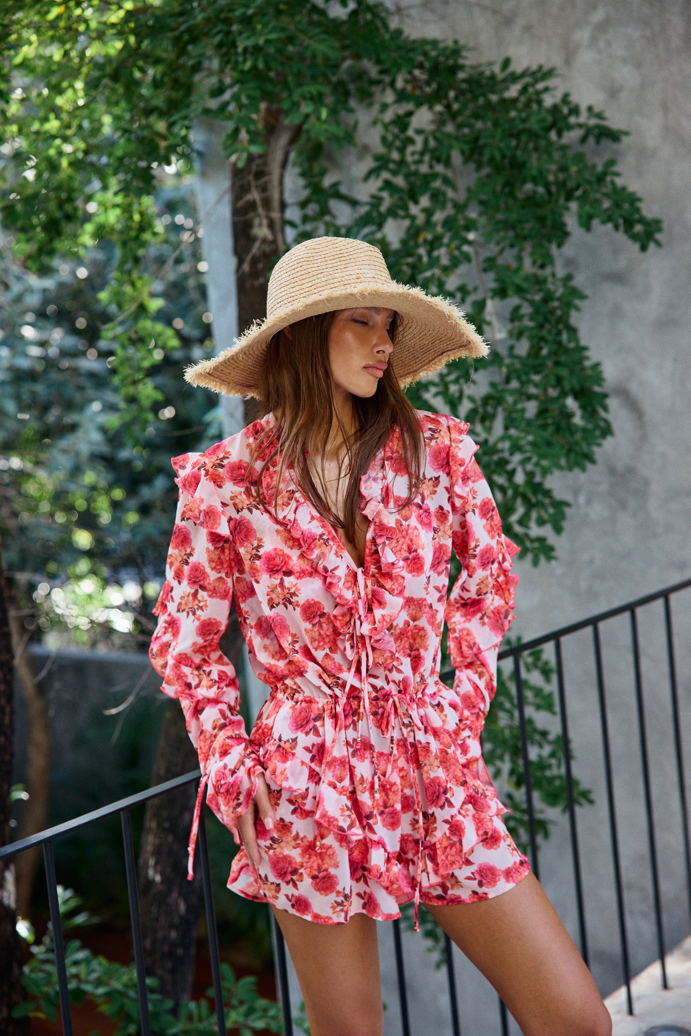 ALEXA ROMANTIC FLOWERS - JUMPSUIT – Bananhot