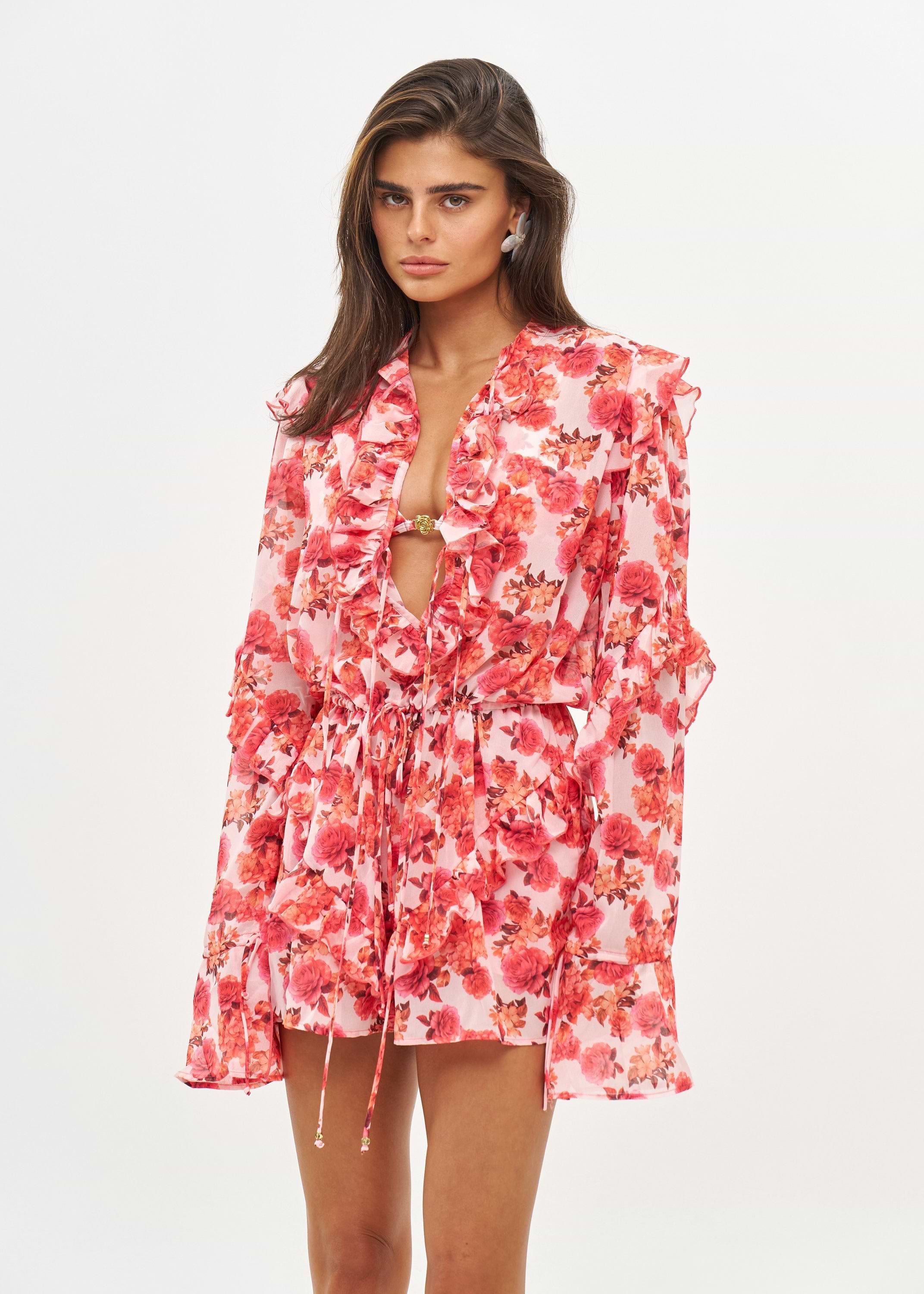 ALEXA ROMANTIC FLOWERS - JUMPSUIT – Bananhot