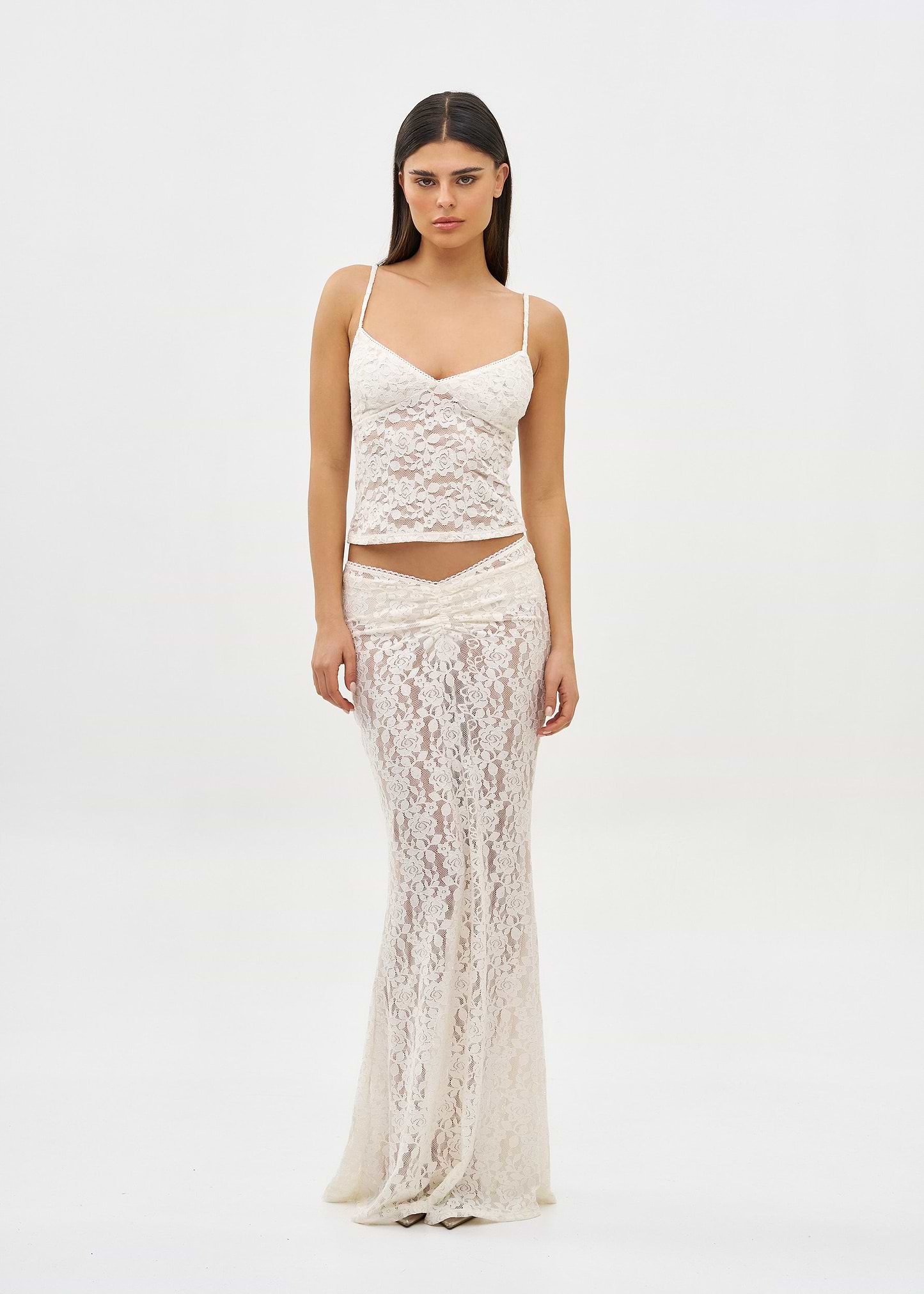 DAISY CREAM LACE - SKIRT