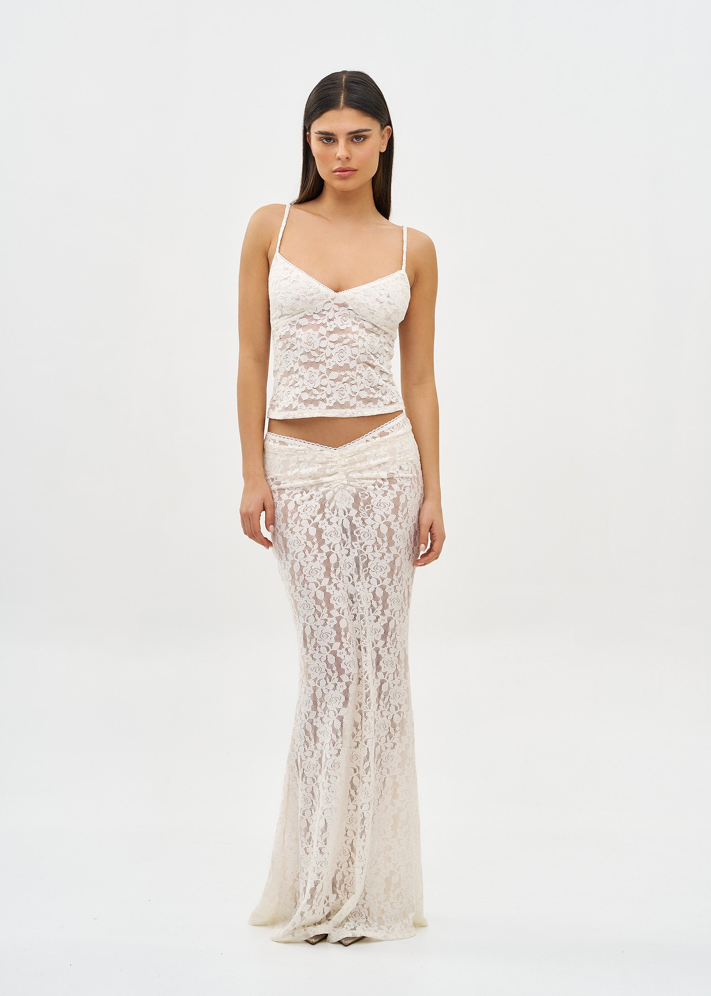 DAISY CREAM LACE - SKIRT