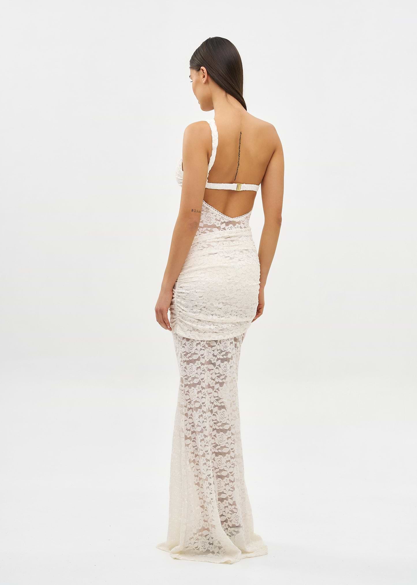 IRINA CREAM LACE - MAXI DRESS